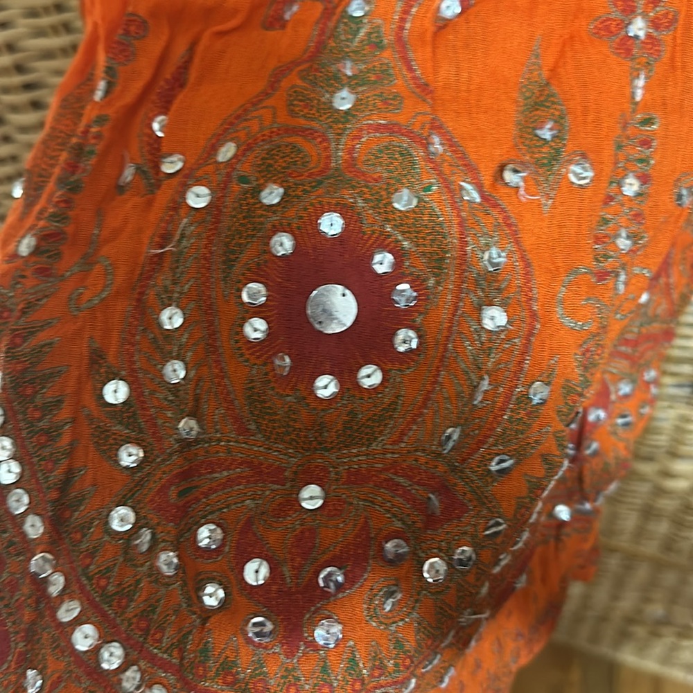 One size fits most boho gypsy maxi skirt - Picture 3 of 3